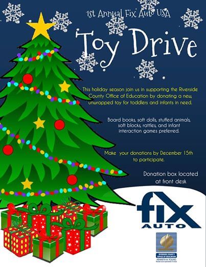 Fix Auto USA’s 1st Annual Toy Drive